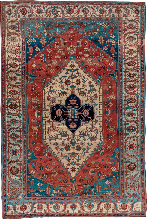 Vintage Serapi Area Rug (10' x 14')